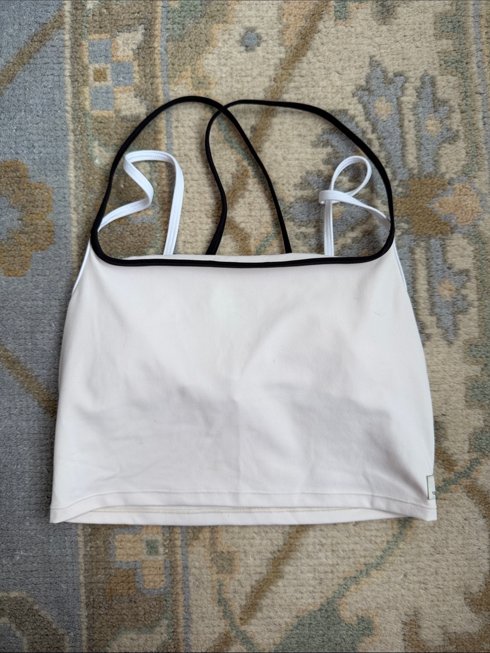 Vuori Daily Layered Crop Tank Top